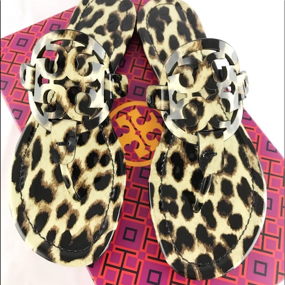 Tory Burch Shoes - Tory Burch Miller Sandals Thong Flip Flop leopard